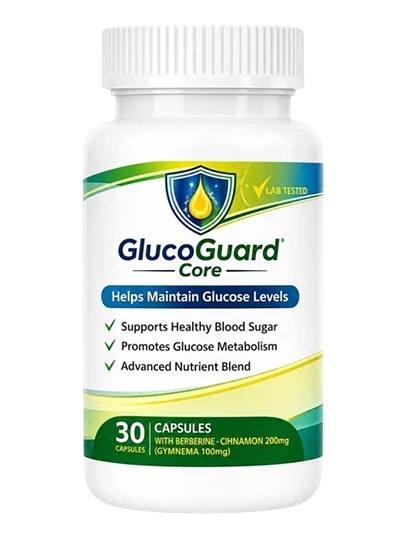 GlucoGuard Core blood sugar capsules — 30 capsules